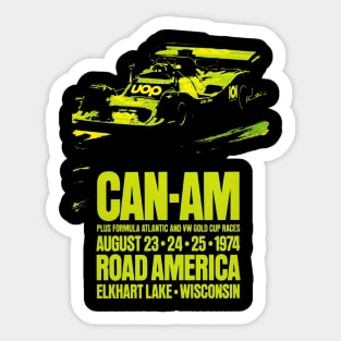 Can Am Race Sticker